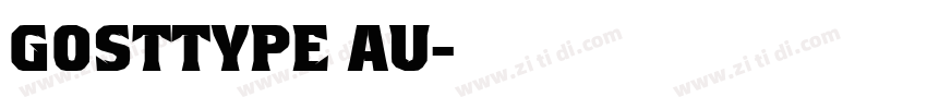 GOSTTYPE AU字体转换